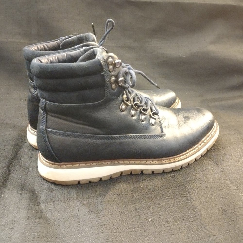 Hawke & Co men's leather boots - Blue - Size 9